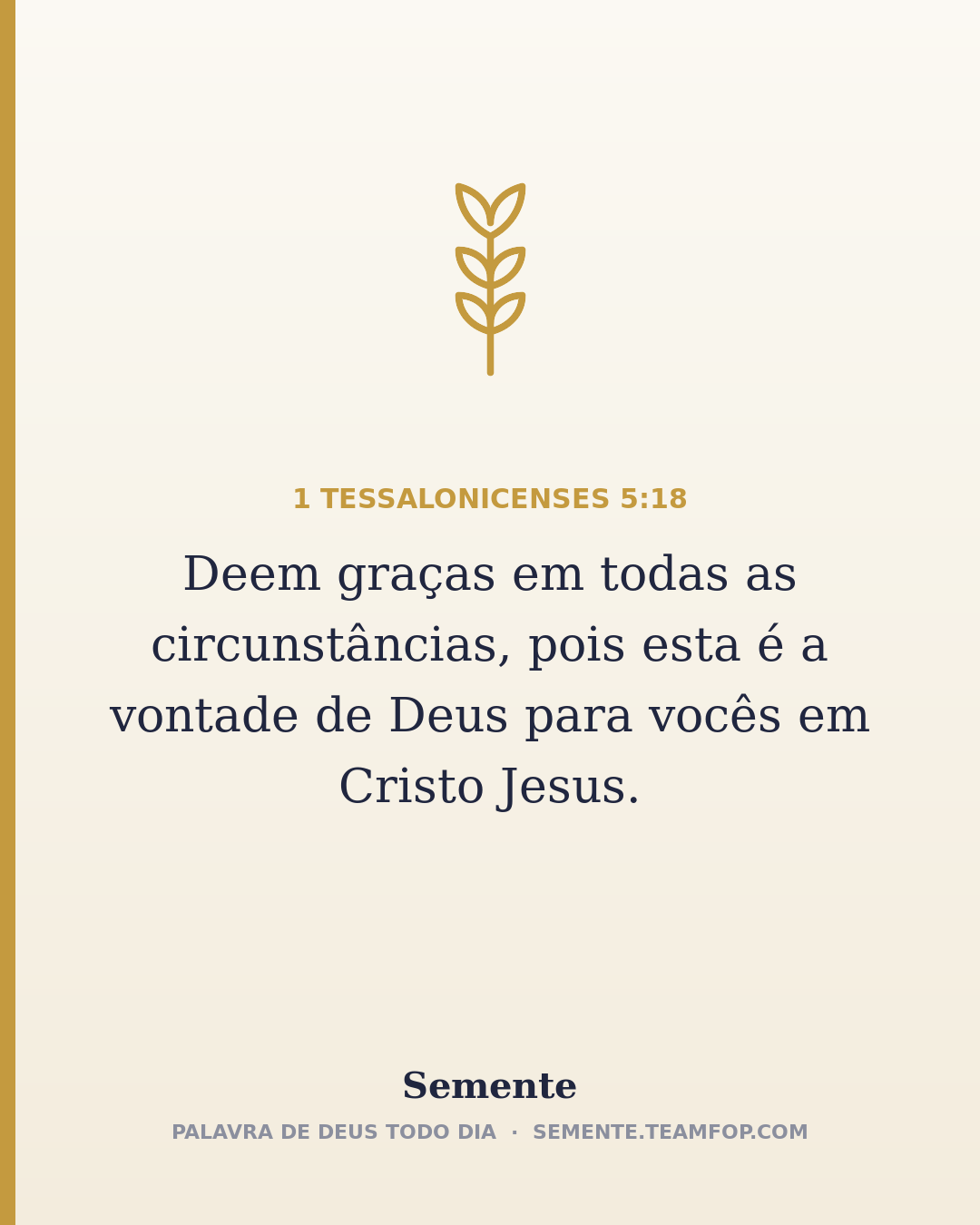 1 Tessalonicenses 5:18