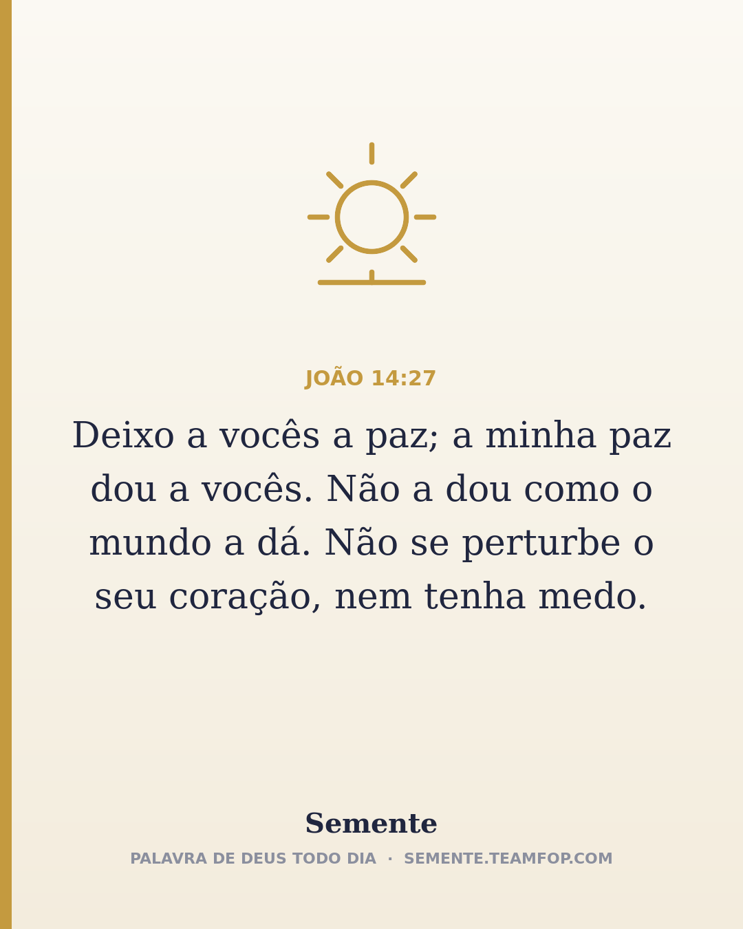 João 14:27